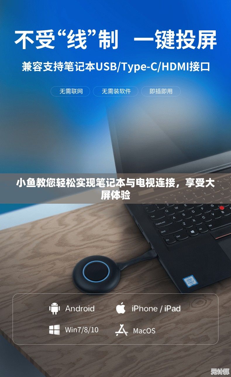 小鱼教您轻松实现笔记本与电视连接，享受大屏体验