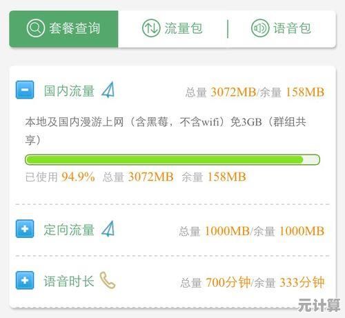 电信用户必看：如何高效查询流量余额与使用明细