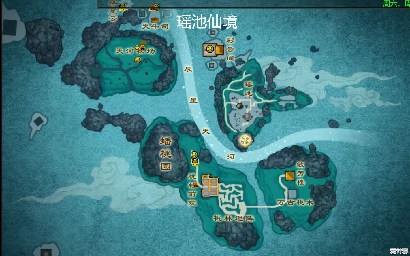 云端寻仙2025版黄金岛方位解析，御剑与灵舟双路线指引