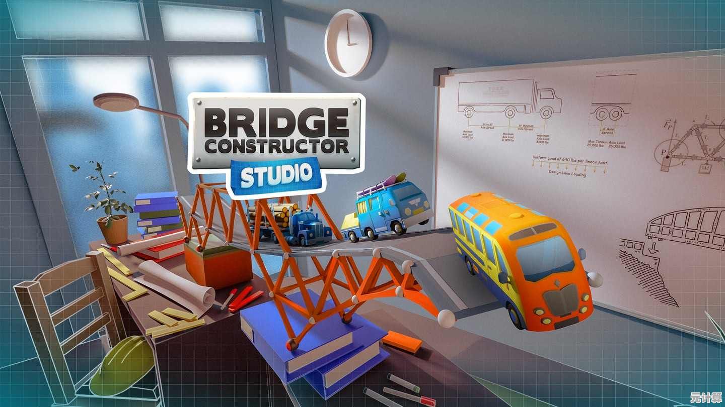 跨时代物理模拟《Bridge Constructor Studio》2025年上线，挑战你的工程智慧！