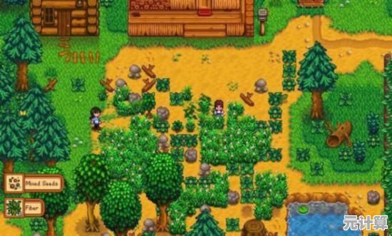 厌倦了传统农场模拟？星露谷物语1.5美化版》的全新UI和场景难道不香吗？