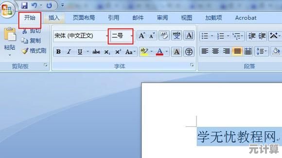 Word文档字体太小怎么办？多种方法助你快速放大显示