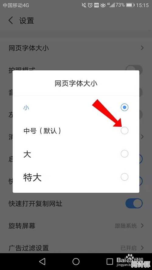 提升网页浏览舒适度：详细解析字体大小调整步骤与方法