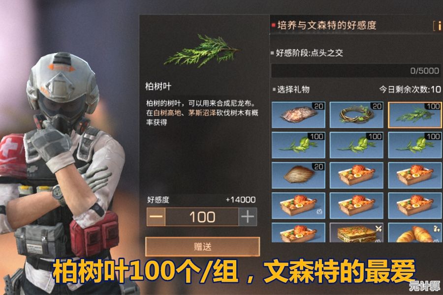 2025年明日之后伊万专属礼物清单：高效提升好感度全攻略