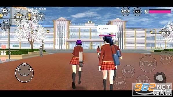 想体验日式校园生活？樱花校园SAKURA英文版SAKURA SchoolSimulator等你来探索！