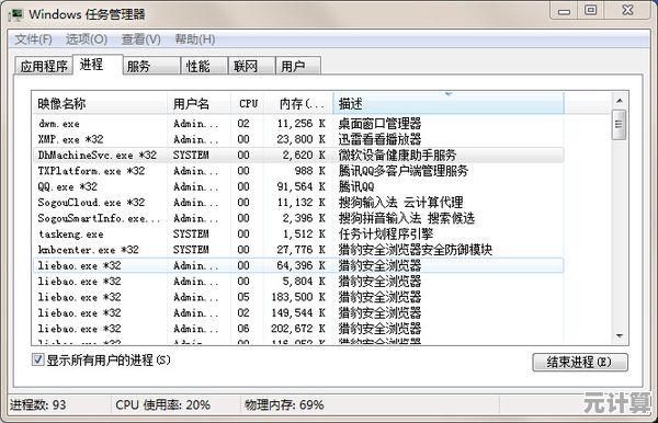 快速调用与管理进程：全面解析任务管理器组合快捷键