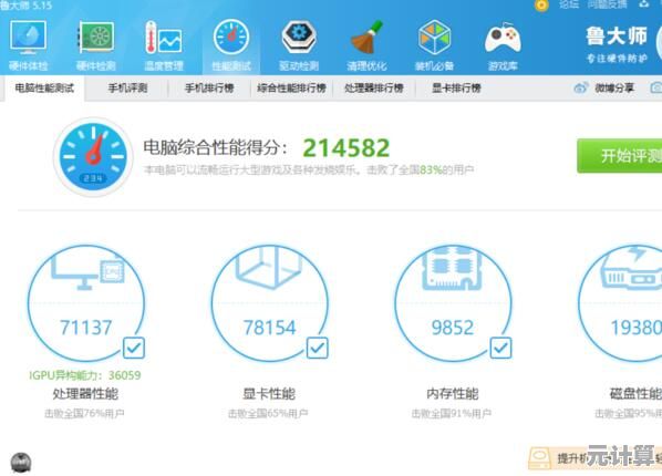 鲁大师官网：专业电脑性能优化工具，让您的电脑速度飞升