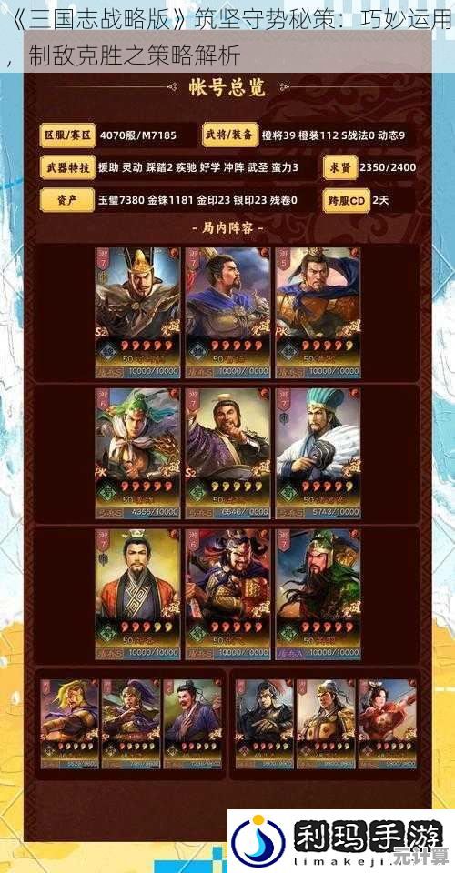 2025年三国志战略版8级地攻防指南，高效占领技巧与资源最大化！