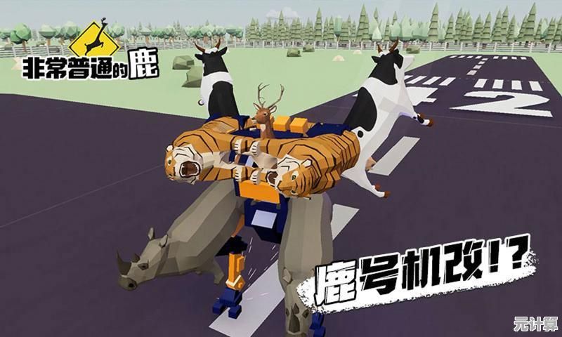 还在找幽默沙雕游戏？非常普通的鹿正版手游》你玩过了没？