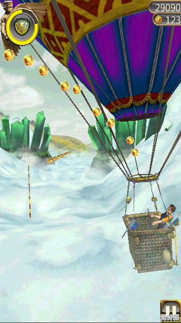 谁不想在《Temple Run Oz》中乘坐热气球，闯关切换奇幻场景，收集金币挑战任务？