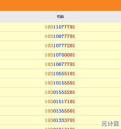 智能选号平台助您快速锁定心仪手机号码，省时省力