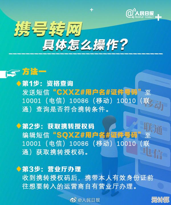 携号转网操作指南：从申请到生效的全流程解析