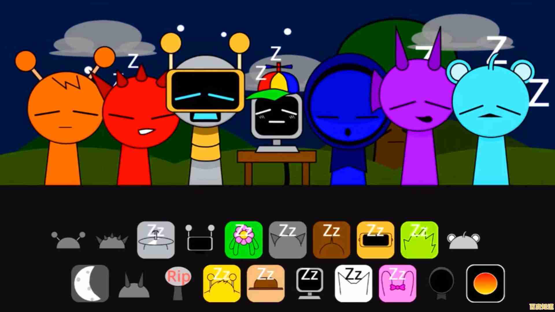 谁说游戏不能又美又好玩？节奏盒子Sprunki星空版让你边看星空边创作！