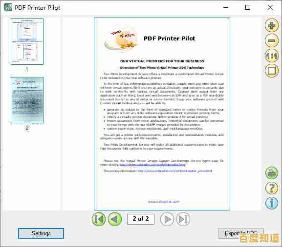 专业虚拟打印机软件，快速生成高质量PDF文件，简化您的文档处理流程